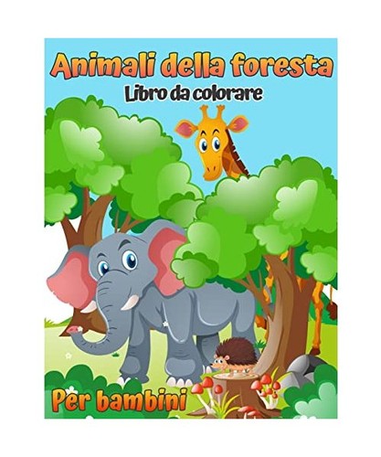 Libro colorare animali - colorare, di