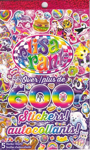 Lisa frank sticker book 600 - lisa,
