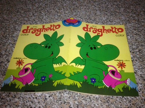 Albo colorare draghetto - da,