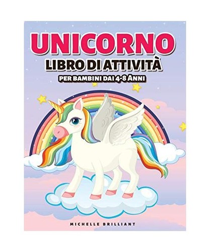 Unicorno libro attività - di,
