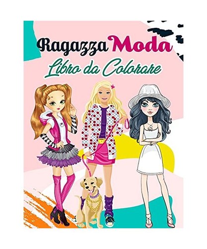 Ragazza moda libro - libro, da