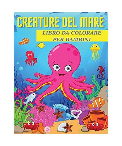 Libro colorare creature - libro, di