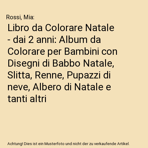 Libro colorare natale - libro,