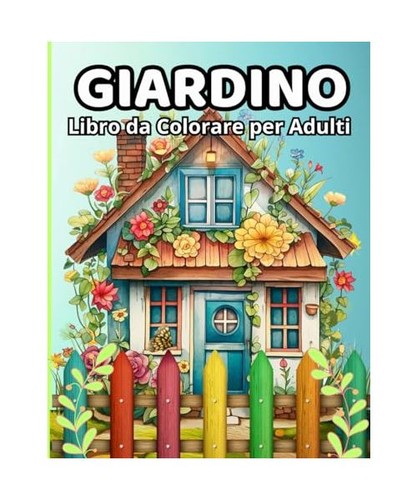 Giardino libro da colorare - libro,