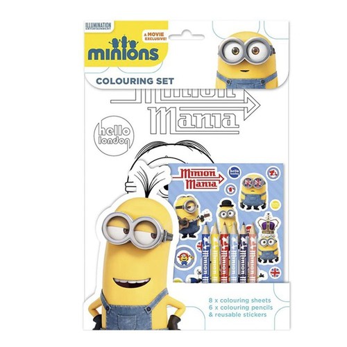 Set colorare minions - set,