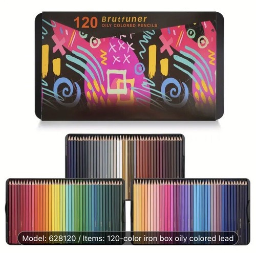 120 matite colorate brutfuner - matite,