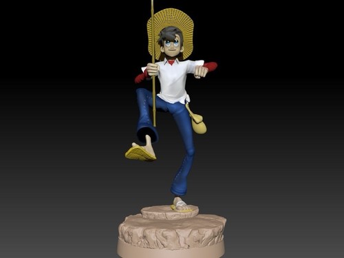 Fan art action - fan, 3d
