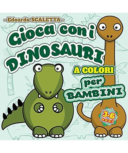 Colora con dinosauri - con,