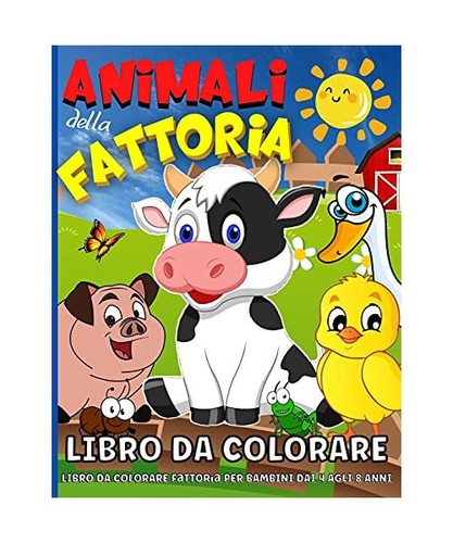 Animali della fattoria libro - animali,
