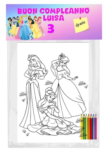 Set colorare principesse - colorare,