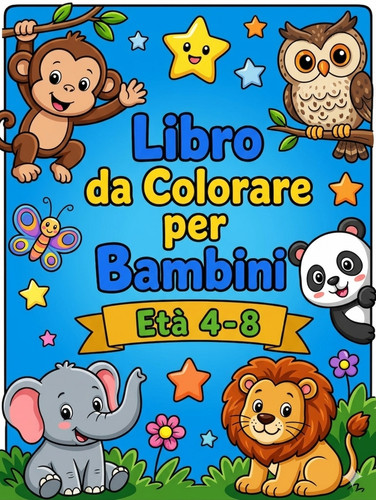 Libro colorare per bambini - da,