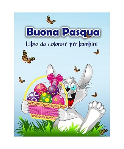 Libro colorare pasqua - libro,