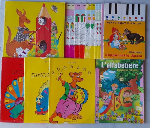 Lotto albi colorare anni - lotto, da
