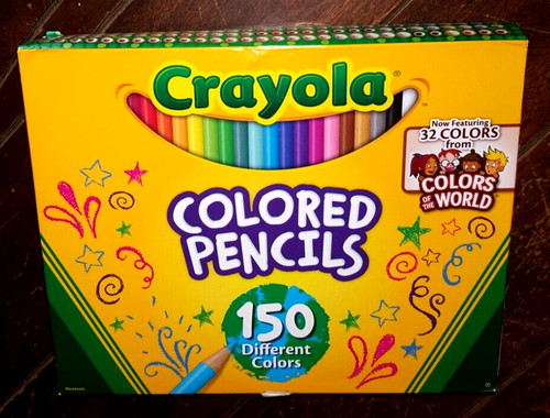 Matite colorate crayola 150ct - matite,