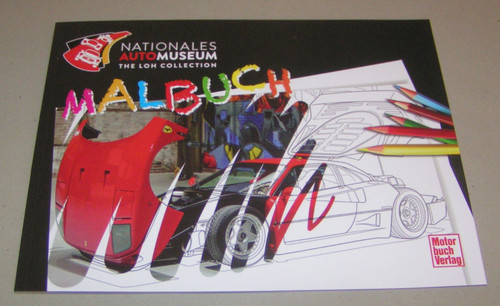 Nationales auto museum malbuch - nationales,