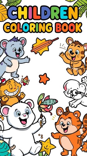 Libro colorare per - da, bambini