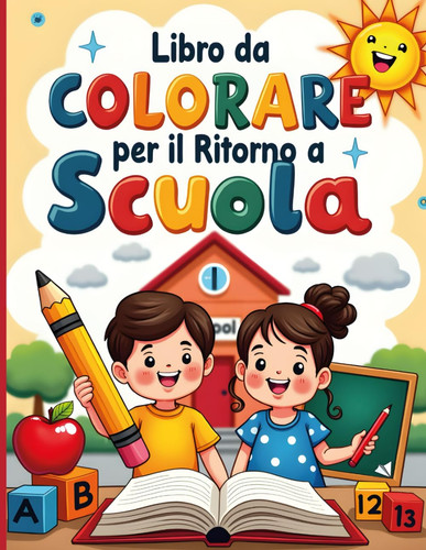 Libro colorare per il - libro, da