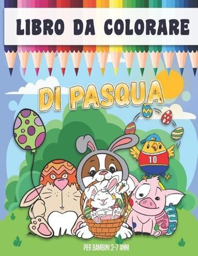 Libro colorare pasqua - libro, da