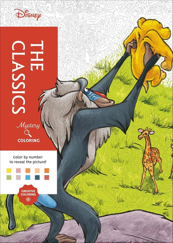 Disney mystery coloring the - mystery,