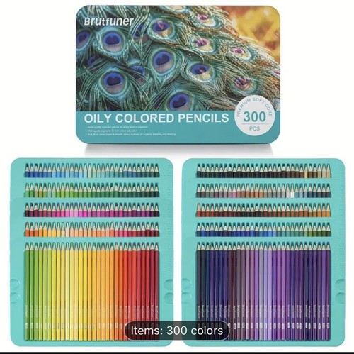 300 matite colorate oleose