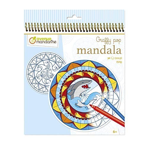 Blocco graffy pop mandala - mandala, 36