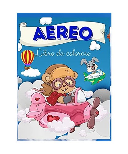 Aereo libro colorare - libro, colorare: