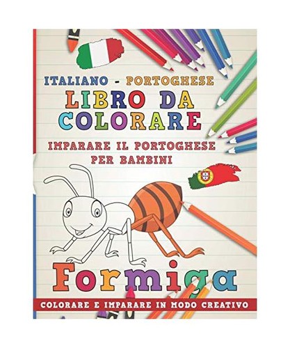 Libro colorare italiano - da,